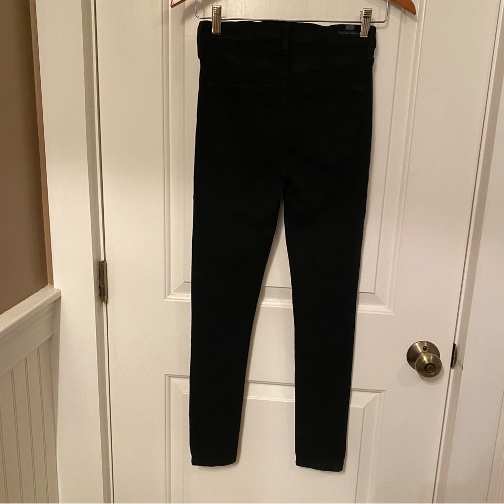 CITIZENS OF HUMANITY JEANS ROCKET HIGH RISE SKINNY LEG SZ 27 BLACK DENIM C OF H
